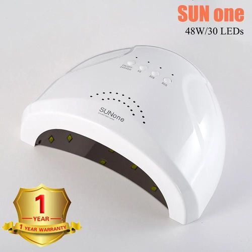48w-Blanc - Lampe À Ongles Uv, Sèche Ongles Pour Gel, Vernis À Ongles, Lumière De Manucure Solaire Uv, Lampe Led Pour Nail Art 