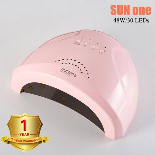 48w-Rose - Lampe À Ongles Uv, Sèche Ongles Pour Gel, Vernis À Ongles, Lumière De Manucure Solaire Uv, Lampe Led Pour Nail Art 