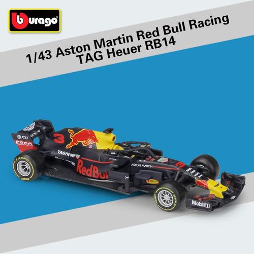 couleur 2018 RB14 3 voiture de course Alfa Romeo F1, échelle 1:43, Collection de modèles, jouets pour enfants