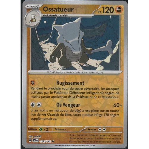 Carte Pokémon - Ossatueur - 073/142 - Reverse - Ev7 Couronne Stellaire