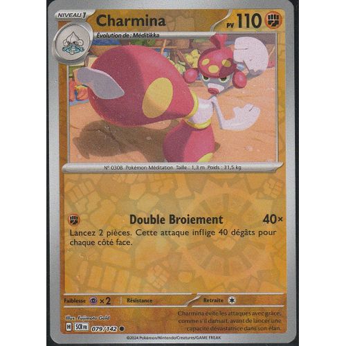 Carte Pokémon - Charmina - 079/142 - Reverse - Ev7 Couronne Stellaire