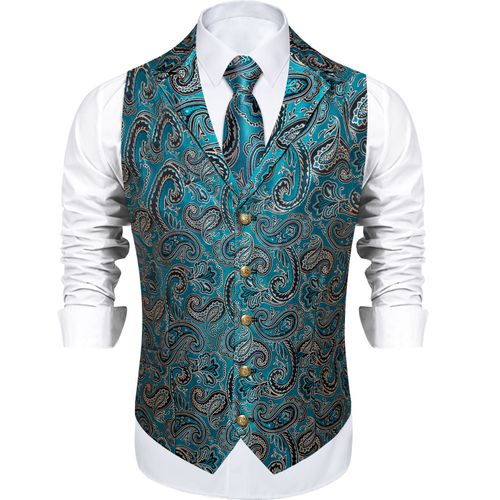 Ensemble De Vêtement Victorien À Carreaux Verts Pour Homme,Gilet Gothique,Veste,Smoking,Ixde Mariage