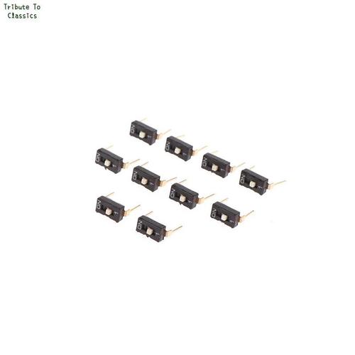 Interrupteur à glissière SMT SMD, commutateur Dip, pas de 2.54mm, 2 rangées, 4 broches, 2 positions/8 broches, 4 positions/16 broches, 8 positions, 10 pièces/lot, nouveau