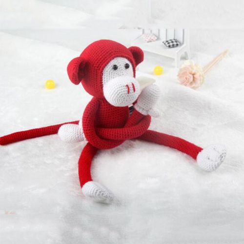 Kit De Crochet Fait À La Main, Poupée Singe, Accessoires De Tricot Artisanaux