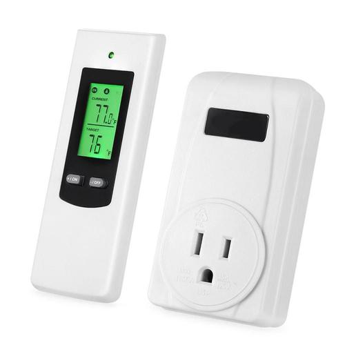 Thermostat électrique sans fil pour maison, sortie contrôlée, télécommande, refroidissement et chauffage pour serre