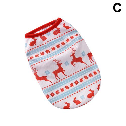 Gilet De Noël Pour Chien, Chemise Imprimée, Bonhomme De Neige, Elk, Chiot, Tenue Mignonne Pour Petit Et Moyen Gabarit, Z1m4