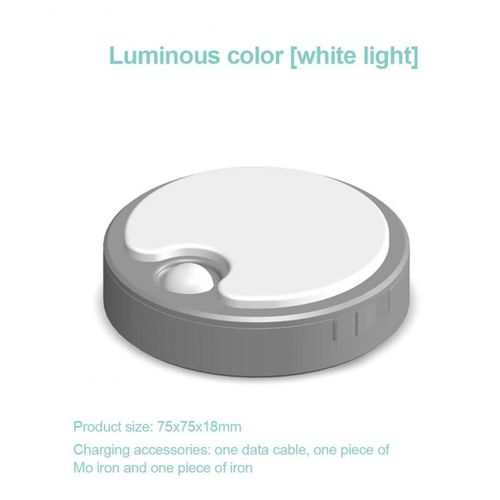 Veilleuse Led Sans Fil À Induction Pour Le Corps Humain, Éclairage Nocturne Pour Couloir, Garde-Robe, Chambre À Coucher