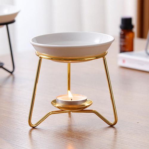 Porte-bougie brûleur d'huile essentielle, brûleur d'aromathérapie diffuseur d'arôme décor pour maison, salon