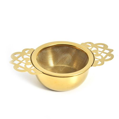 Infuseur À Thé Réutilisable En Métal, En Acier Inoxydable, En Dentelle, Passoire À Thé, Séparateur De Thé Ample, Accessoires Créatifs Pour Service À Thé
