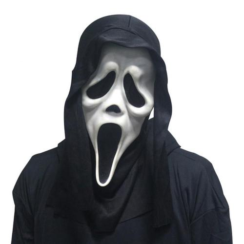 Masque De Visage Fantôme, Déguisement D'halloween, Costume Effrayant, Robe Fantaisie, Masque À Thème D'horreur