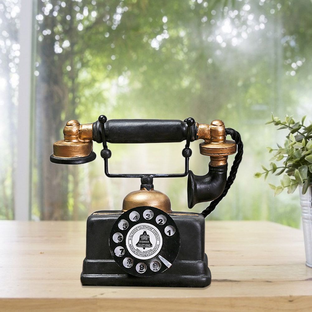 Modle de tlphone artificiel rtro en rsine, artisanat d...