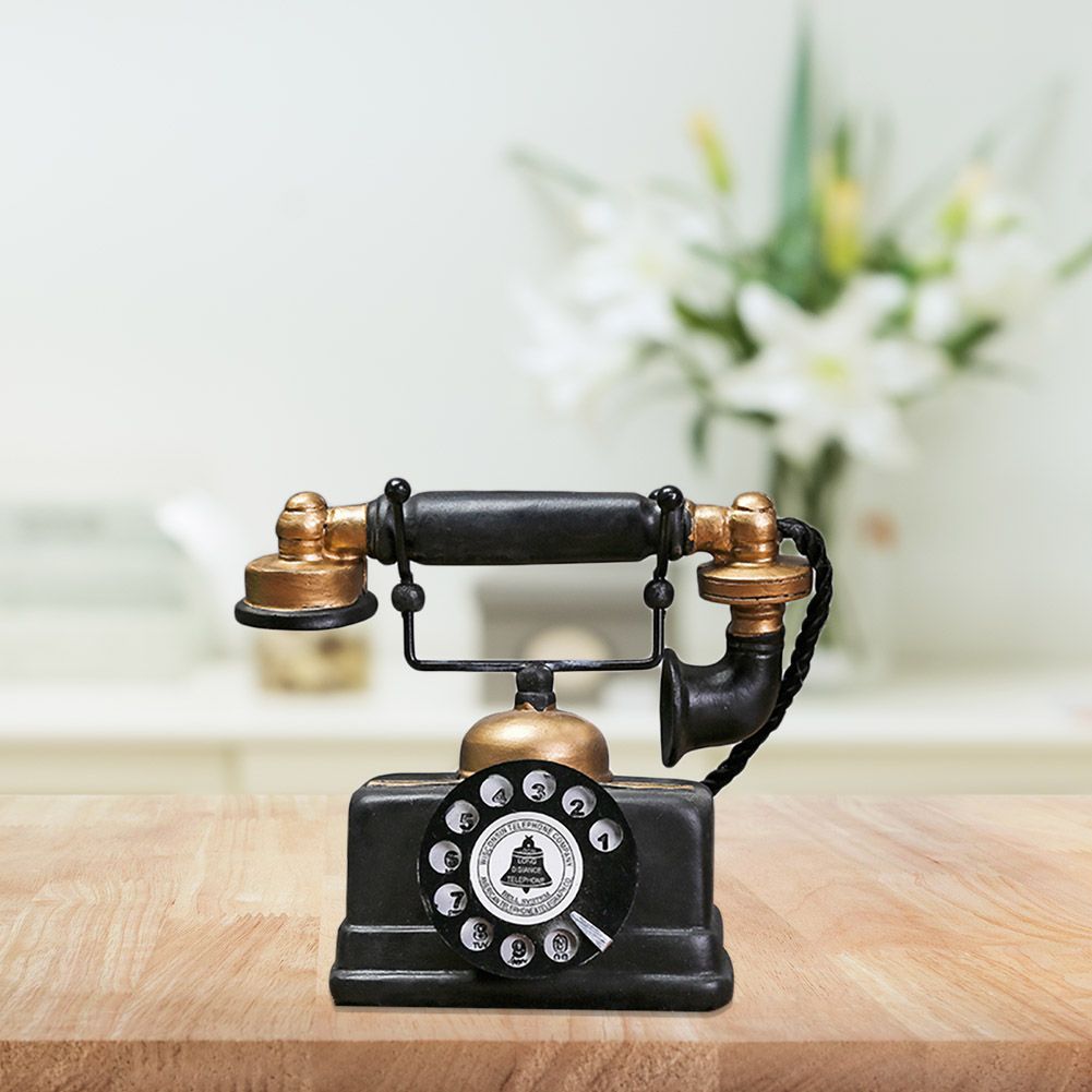 Modle de tlphone artificiel rtro en rsine, artisanat d... - 4