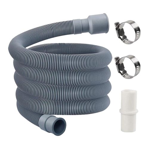 Kit de tuyau de vidange pour Machine à laver, accessoires professionnels de 79 pouces, 2 colliers de serrage durables, installation facile, remplacement Flexible