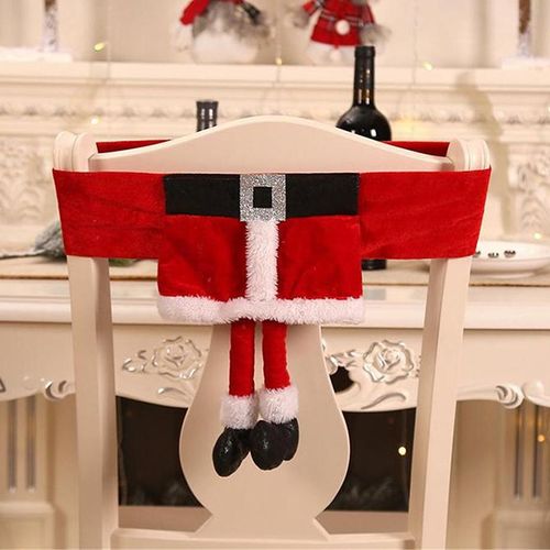 Housse De Chaise Non Tissée, Décoration De Noël, Nouvel An, Couvre-Jupe, Fauteuil, Table À Manger, Banquet, Maison