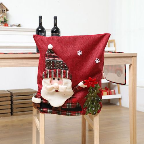Housse De Chaise Non Tissée, Décoration De Noël Pour La Maison, Table, Dîner, Dossier De Chaise, Fournitures De Fête Du Nouvel An, Offre Spéciale