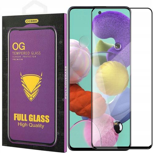 [3 Pièces]Verre Trempé Pour Advanced 9d Complet Pour Samsung Galaxy A51,Protection D'écran Anti-Rayures Sans Bulles