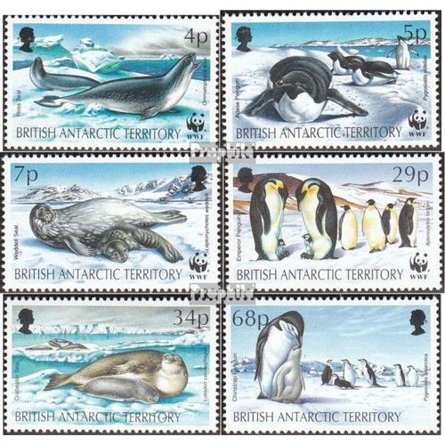 Grande-Bretagne Zones Antarctique 193-198 Neuf 1992 Conservation Robben