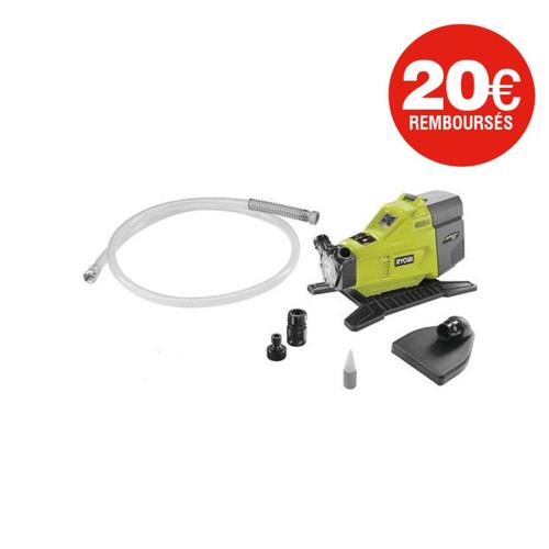 Pompe à eau RYOBI 18V One+ - 1500 L/H - Sans batterie ni chargeur - R18TP-0