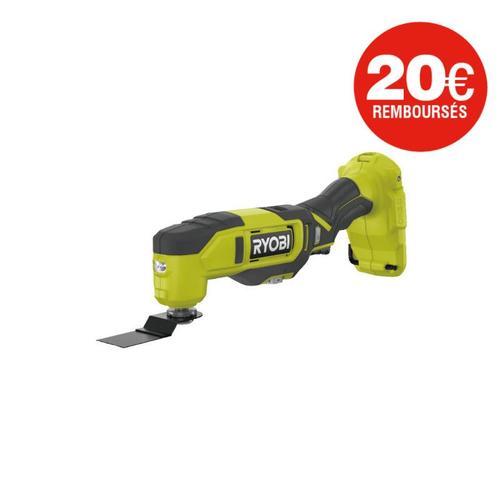 Multitool RYOBI 18V One+ - 11 accessoires - sans batterie ni chargeur - RMT18-0