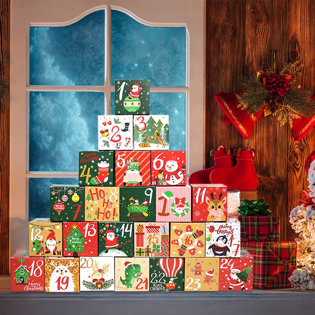 Boîte De L'Avent / Boîte De Noël Avec Inscription En Allemand