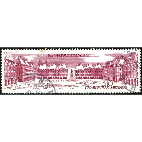 Timbre Oblitéré République Française, Charleville Mezieres, Postes 1983, 3.10
