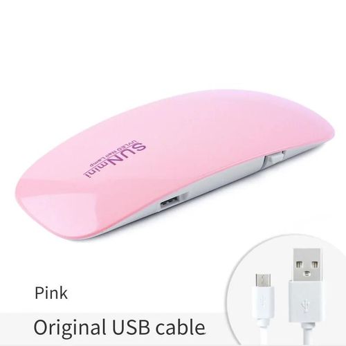 Rose - Outils Pour Ongles Colle De Vernis À Ongles Souris Usb Mini Machine De Luminothérapie Sèche Led Portable Lampe De Luminothérapie