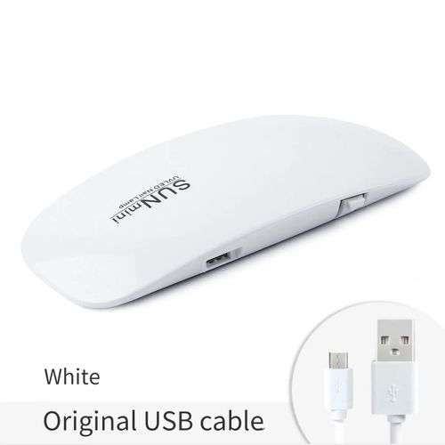 Blanche - Outils Pour Ongles Colle De Vernis À Ongles Souris Usb Mini Machine De Luminothérapie Sèche Led Portable Lampe De Luminothérapie