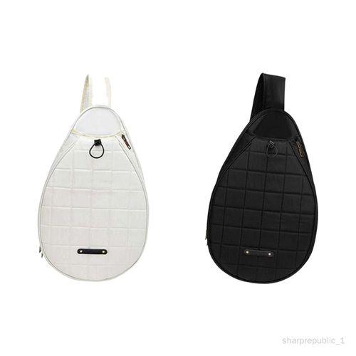 Sharprepublic Sac À Bandoulière Pour Raquette De Tennis Sports De Plein Air Accessoire Pocket Mesh Organizer 2x