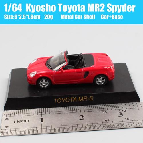 couleur Toyota MRS Mini voiture kyosho Toyota MR2 Spyder Diecasts & Toy Vehicles miniature car model toy répliques of kids boys Collectable 1:64