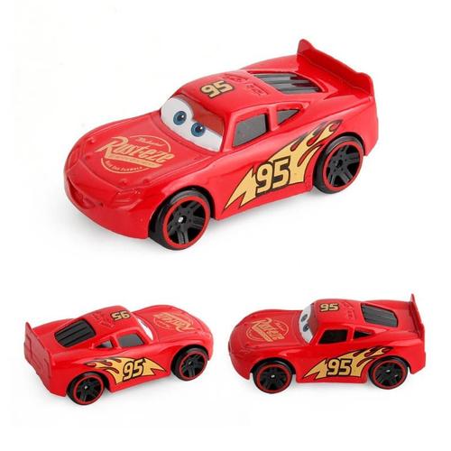 couleur Flash McQueen-1 Voitures de film de dessin animé pour enfants, jouets en métal moulé