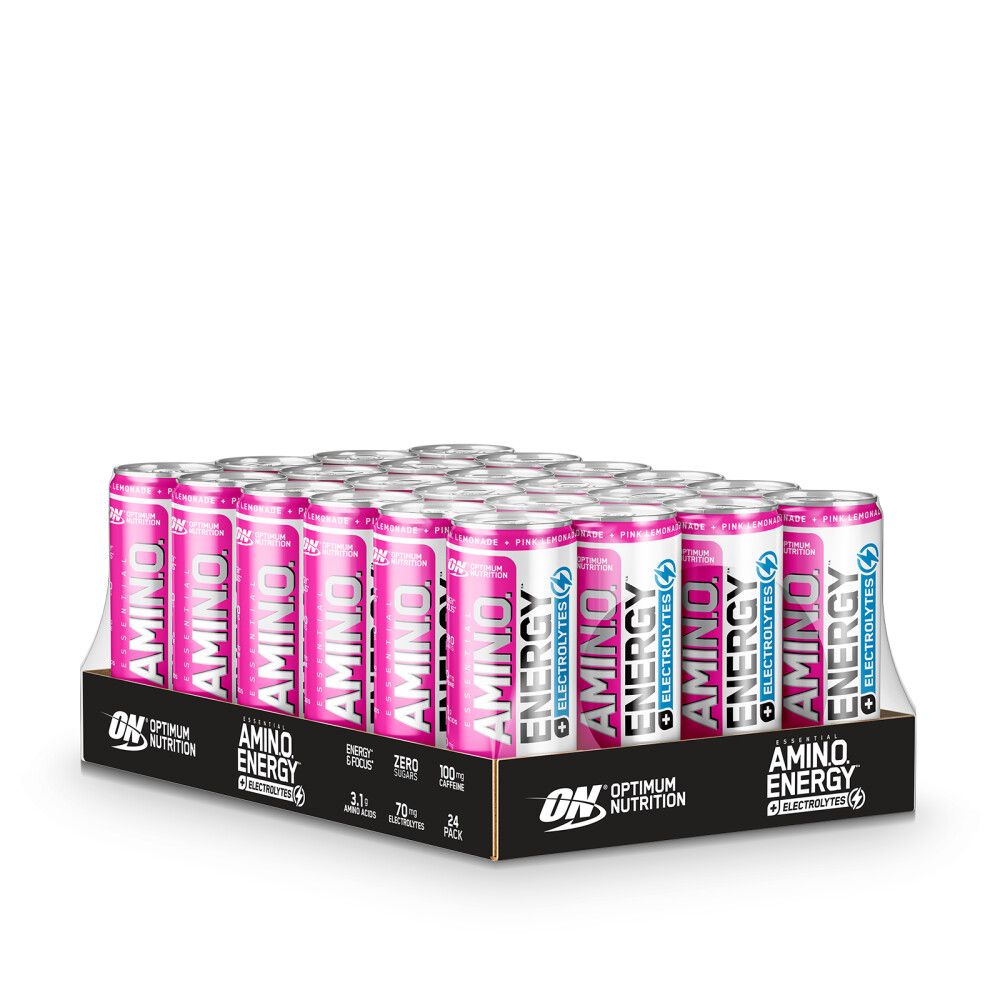 Amino Energy + Electrolytes Rtd - Pink Lemonade Pack De 24