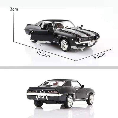 couleur Camaro noir mat voiture miniature Mercedes Bens CLS en alliage moulé, modèle VW coccinelle, pneus en caoutchouc, véhicule pour garçons, Collection cadeau, 1/36