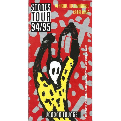 Rolling Stones - Official Merchandise Catalogue - Voodoo Lounge 94/95