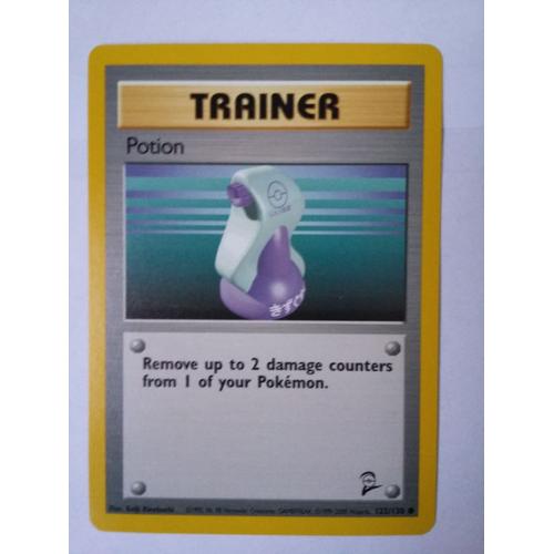 Carte Pokemon Dresseur (Trainer) Potion 122/130 Base Set 2 Version Anglaise (Usa)