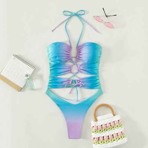 Maillot De Bain Une Pièce Moulant Pour Femme Maillot De Bain Bikini Creux