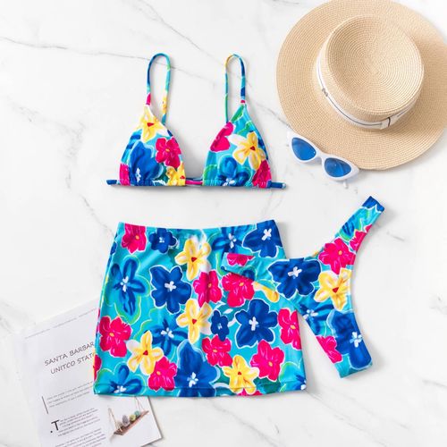 Maillot De Bain Femme Bikini Maillot De Bain Sexy Dos Nu Trois Pièces