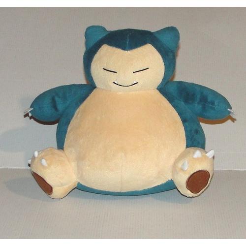 Peluche Pokemon Ronflex Boule Assis 21 Cm Tomy