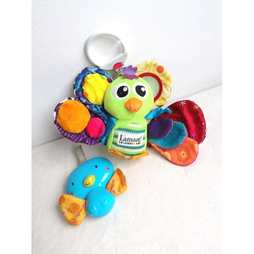 Papillon Doudou Lamaze Tissu Multicolore Jouet Éveil Hochet Bébé 1er Âge 0-3 Ans + 1 Offert