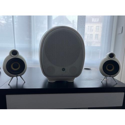 Système Hi Fi 2.1 Scandyna 150 W avec 2 enceintes Micropod et un caisson de basses Microsub