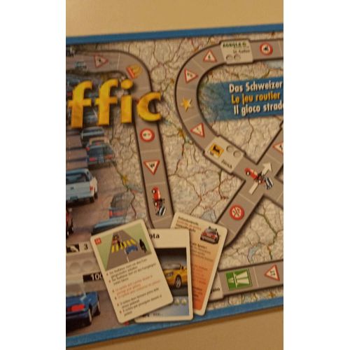 Jeu De Société.Trafic.Traduit En 3 Langues .Jeu Routier Suisse 