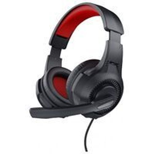 Trust Gxt Ravu Casque Gaming - Rouge/Noir
