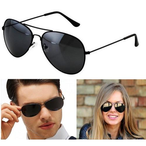 Lunettes De Soleil Vintage Mixte Femme Homme Ado - Rétro Tendance Style Pilote - Uv400 Ray