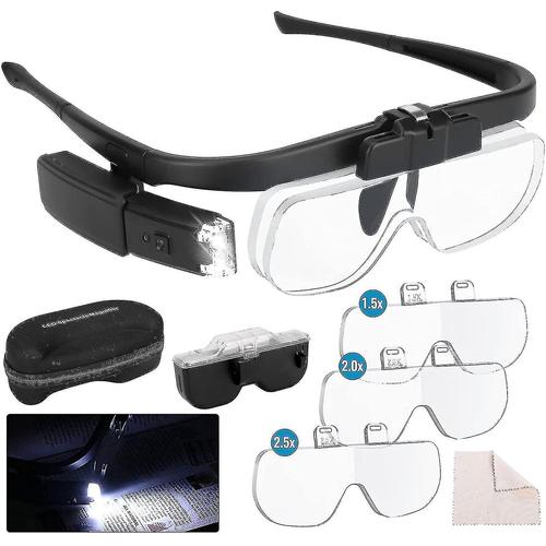 Lunette avec lumiere led hot sale