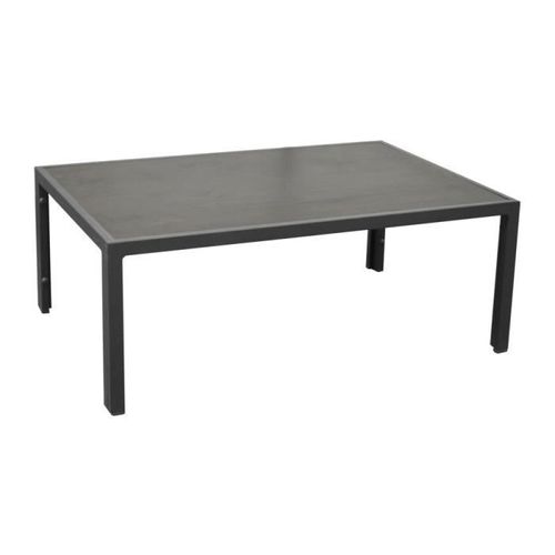 Table Basse Mt Alu / Ceram - Gris / Ebene