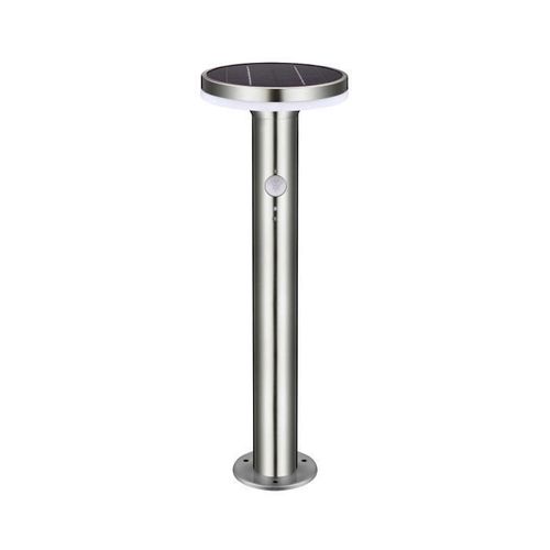 Borne Led Solaire - Velamp - Devils Tower - 600 Lumens - Gris
