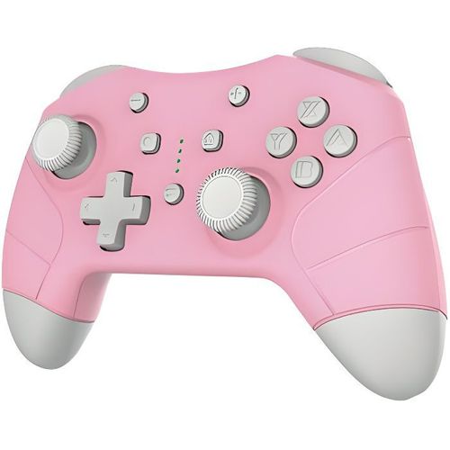 Manette Switch Nintendo Bluetooth Pinki Et Cable De Charge 1m - Bt Controller Pinki Sans Fil