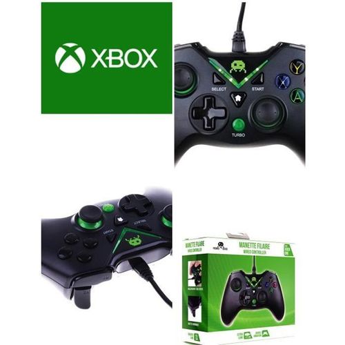 Manette Xbox One Manette Contrôleur De Jeu Microsoft Filaire 3m - Xboxone Fonction Turbo