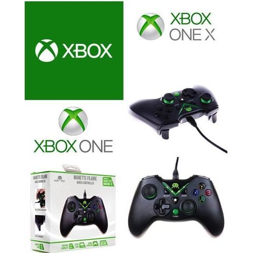 Manette Xbox One - X-S + Pc Contrôleur De Jeu Microsoft Filaire 3m - Noire