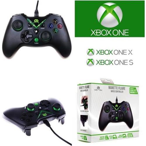 Manette Xbox One - X-S + Pc Noire Contrôleur De Jeu Microsoft Filaire 3m - Noire Idée Cadeau
