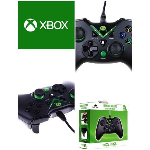 Manette Xbox One Manette Contrôleur De Jeu Microsoft Filaire 3m - Xbox One Fonction Turbo